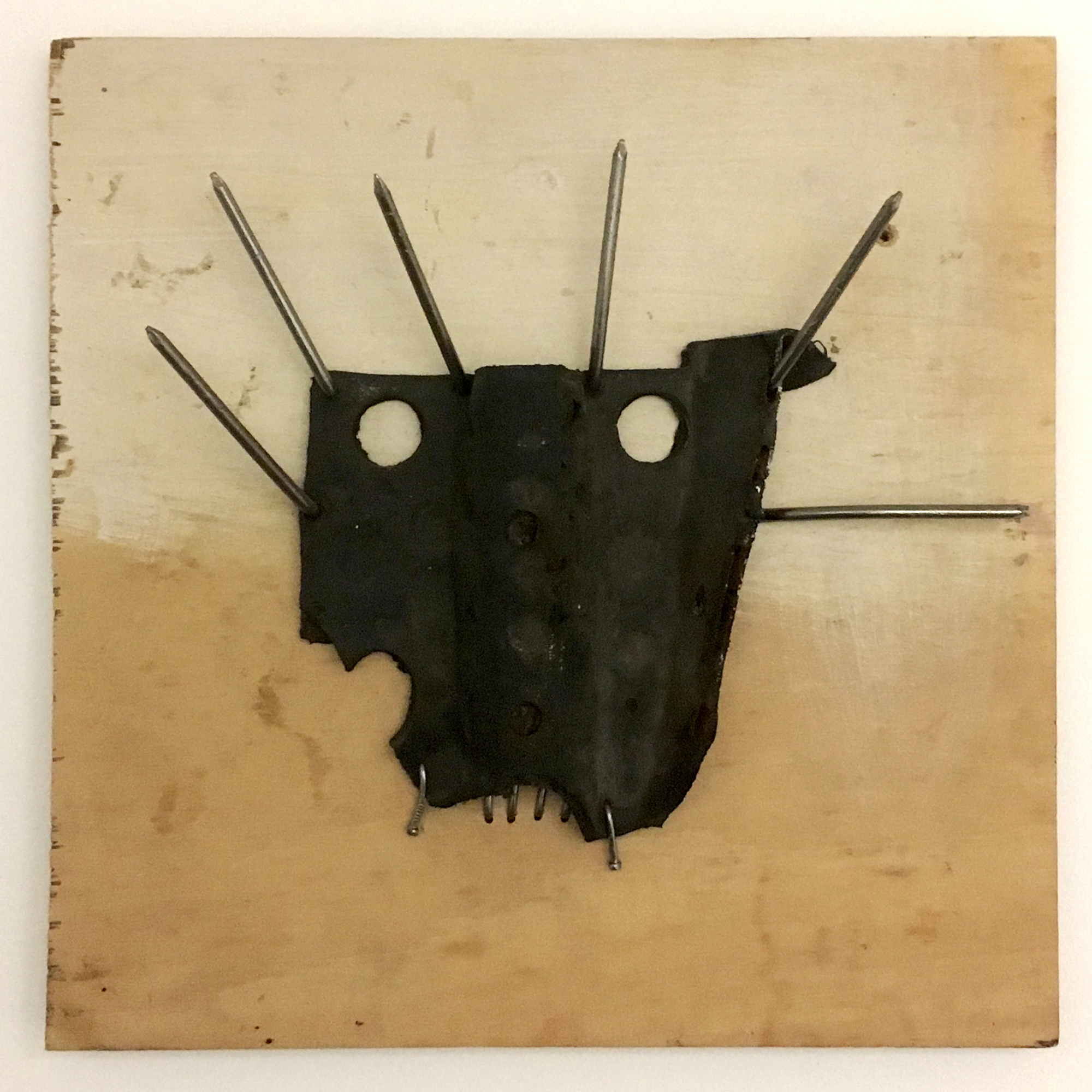 David Harrison: Playtime (2004) Found objects on wood, 32 x 32.5 cm 12 5/8 x 12 3/4 in