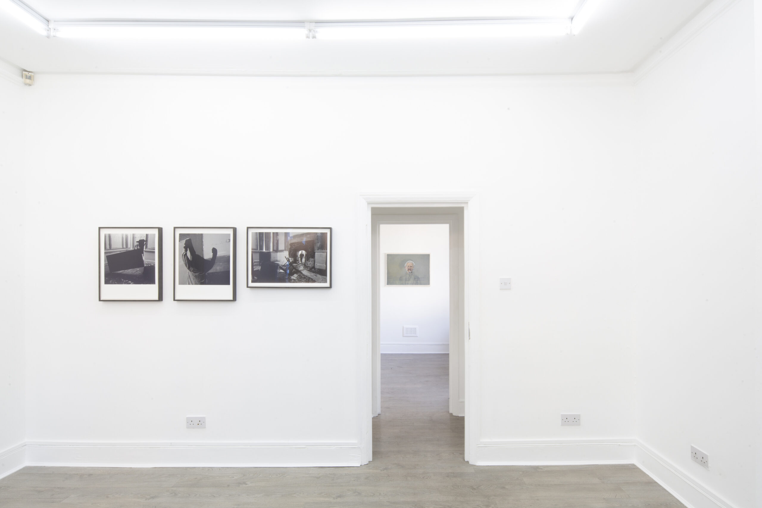 Stuart Brisley at Lungley Gallery, exhibition view, 2022.
