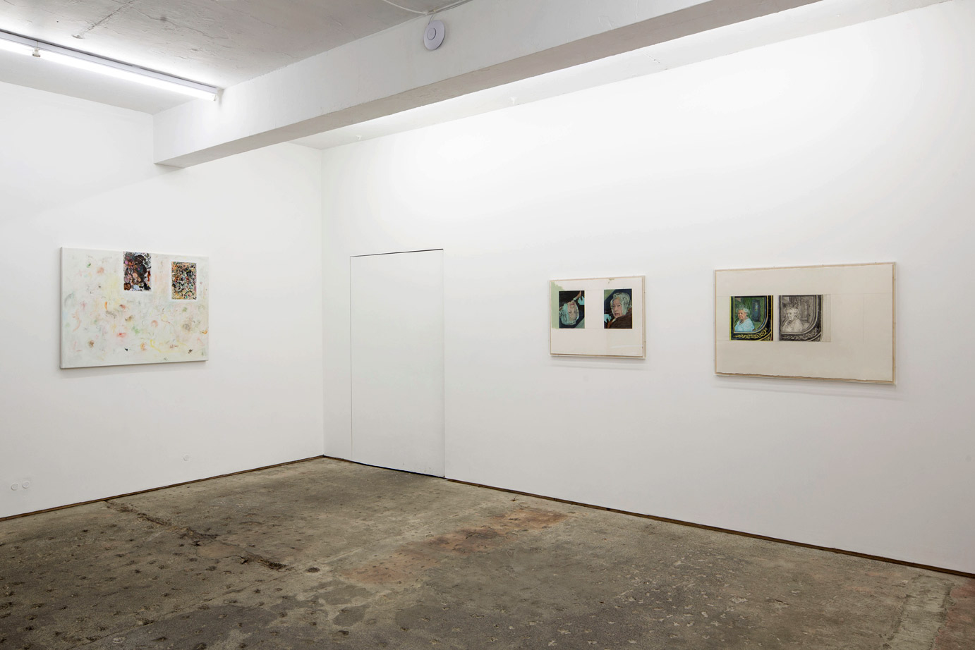 Stuart Brisley: Recent Paintings from the Museum of Ordure at Lungley gallery, London. Install