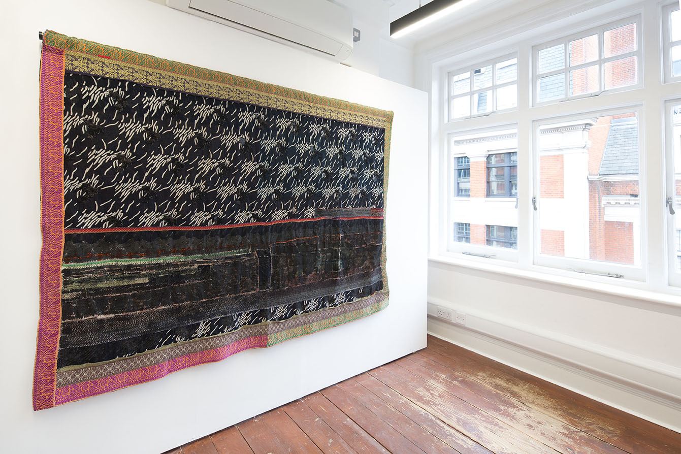 Maya Balcioglu: Recent Drawings and Fabric Works at Lungley Gallery. Exhibition view