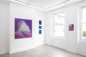 Exhibition view: William Mackrell 'Strip' at Lungley Gallery, London.