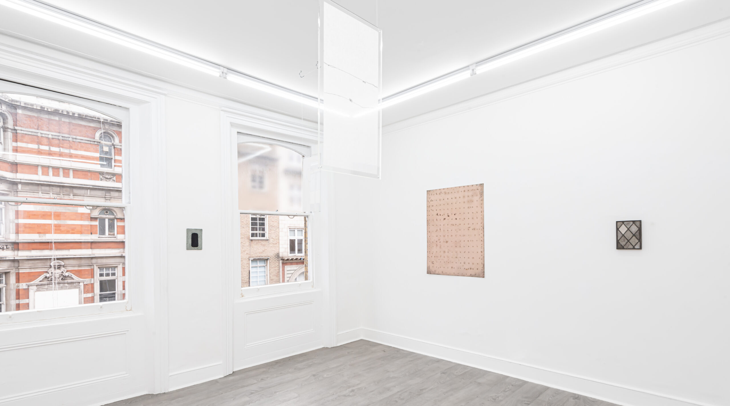 From transparent juices; a group show including work by Victoria Adam, Tom Bull, Anna Paterson and Mira Schendel. Curated by Laura Gonzalez at Lungley Gallery, London.