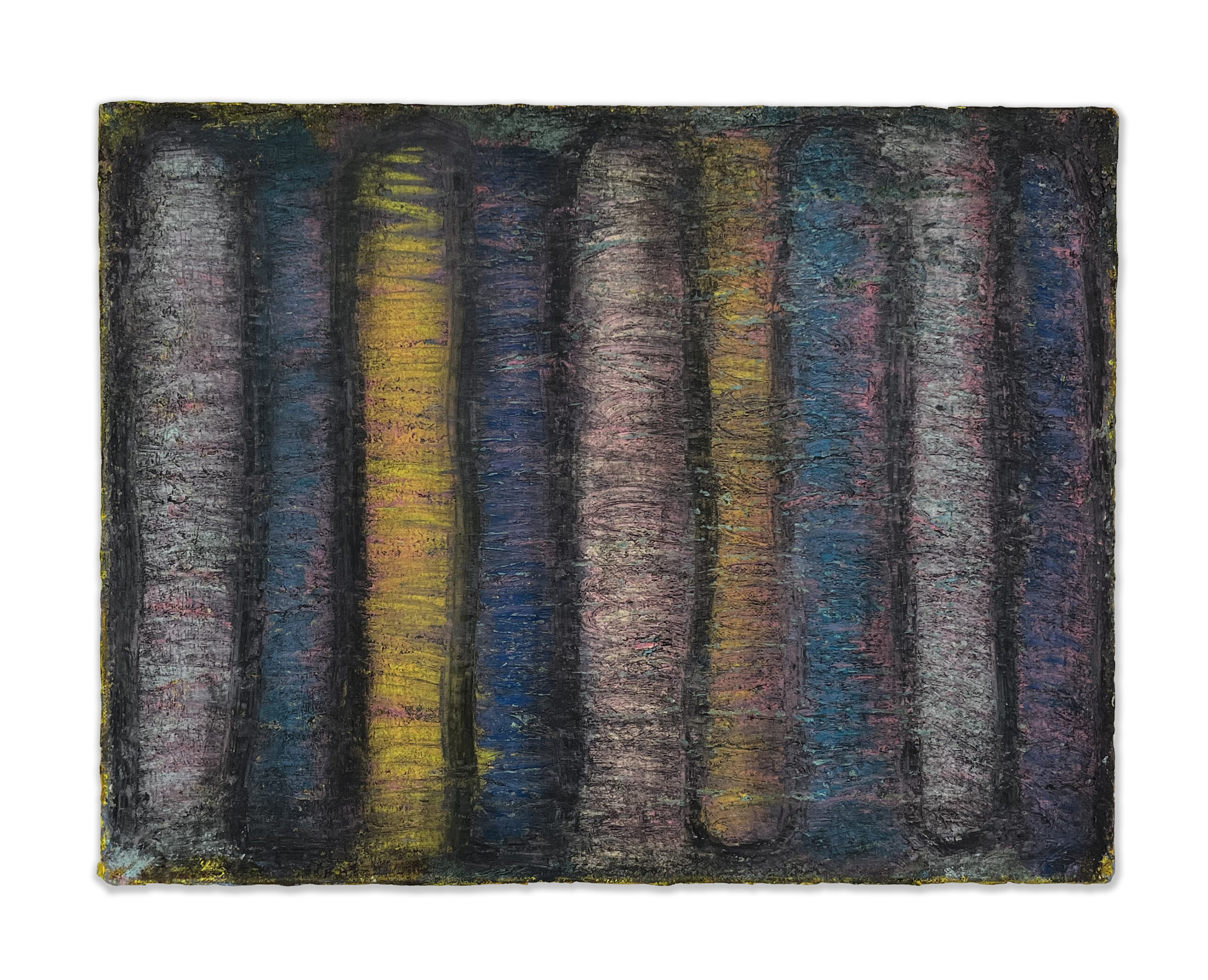 Rian Coughlan Radiator Vibes (2024) Oil and oil bar on linen 55 cm x 60 cm