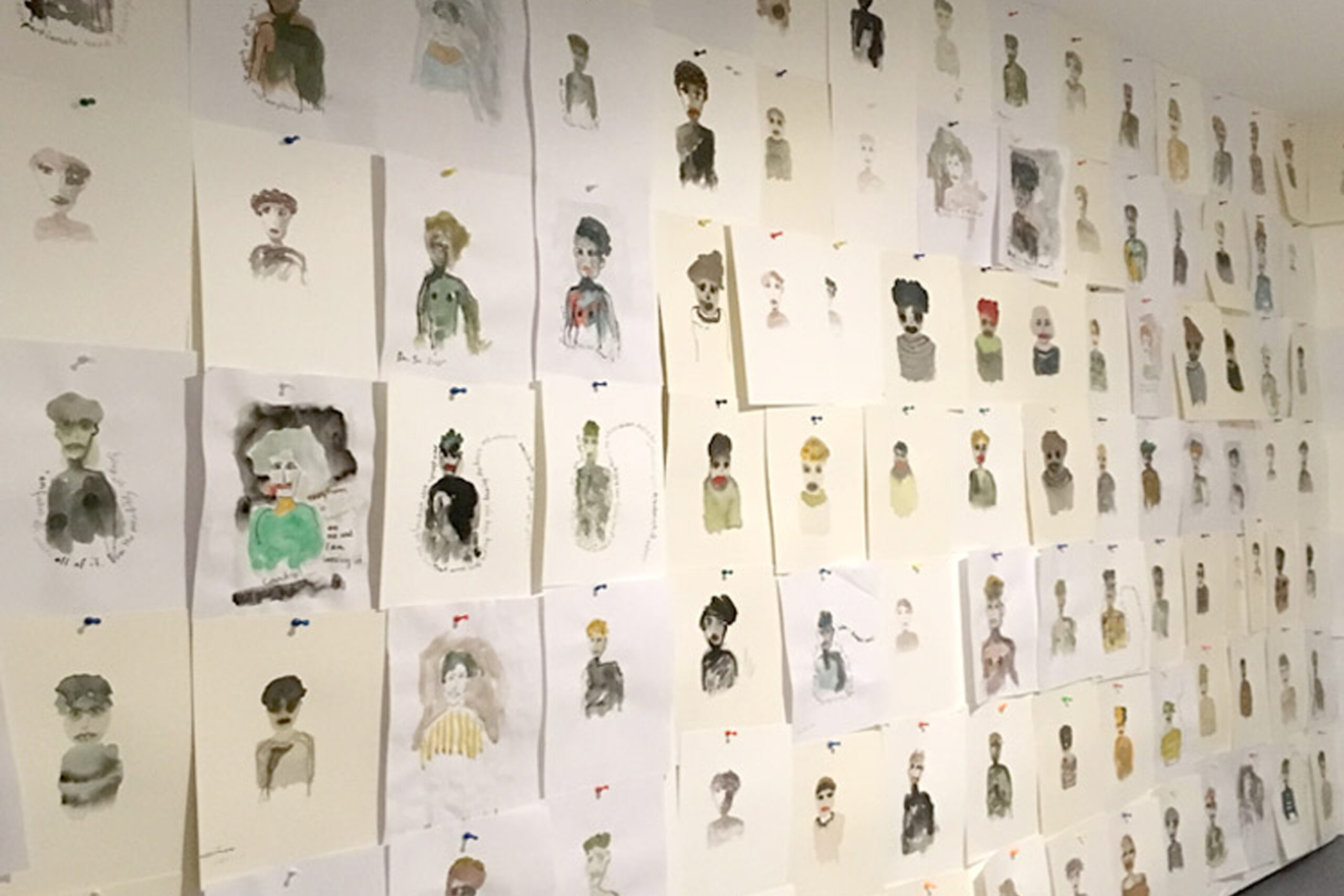 Exhibition view: Brian Dawn Chalkley Missing (2018) at LUNGLEY Gallery, London.