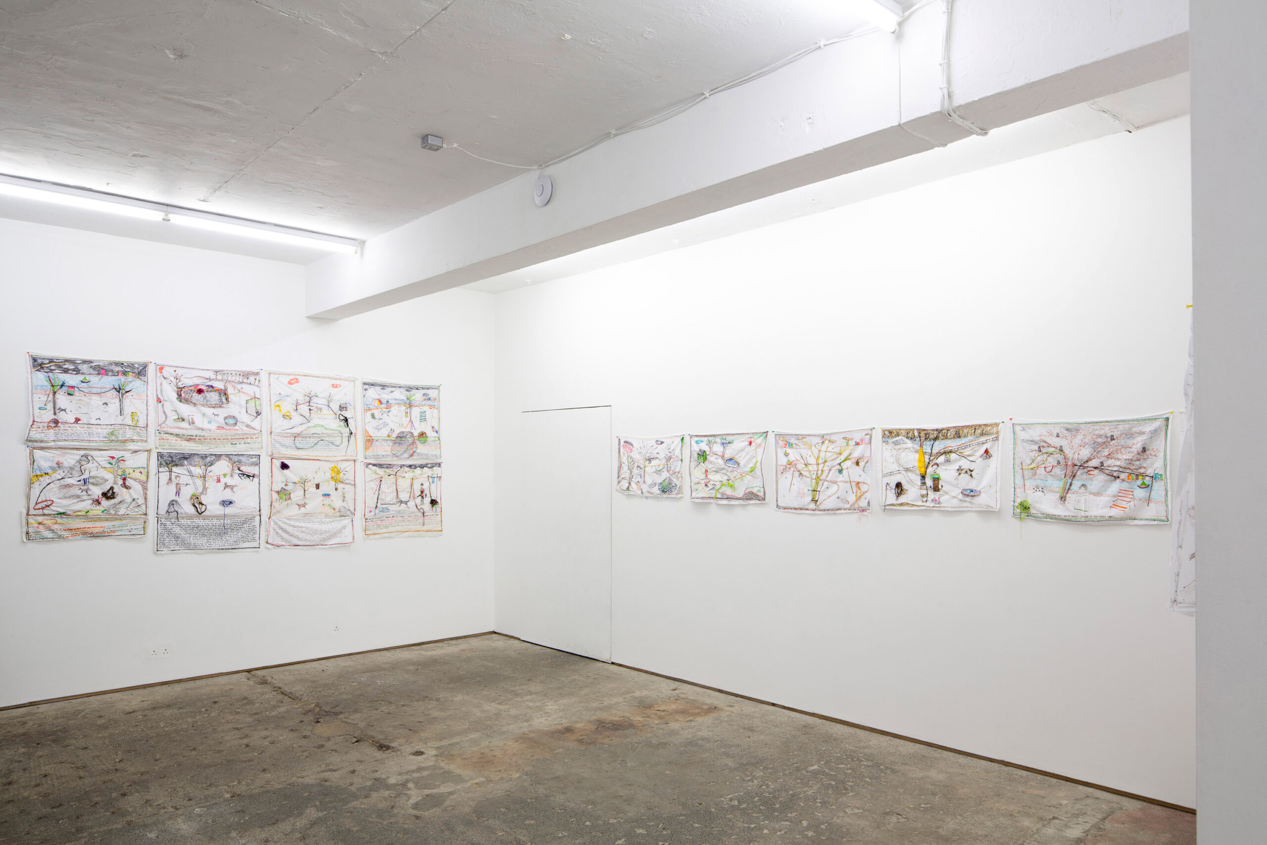 Exhibition view: Brian Dawn Chalkley The Untold Depth of Savagery at LUNGLEY Gallery, hosted by Seventeen Gallery, London