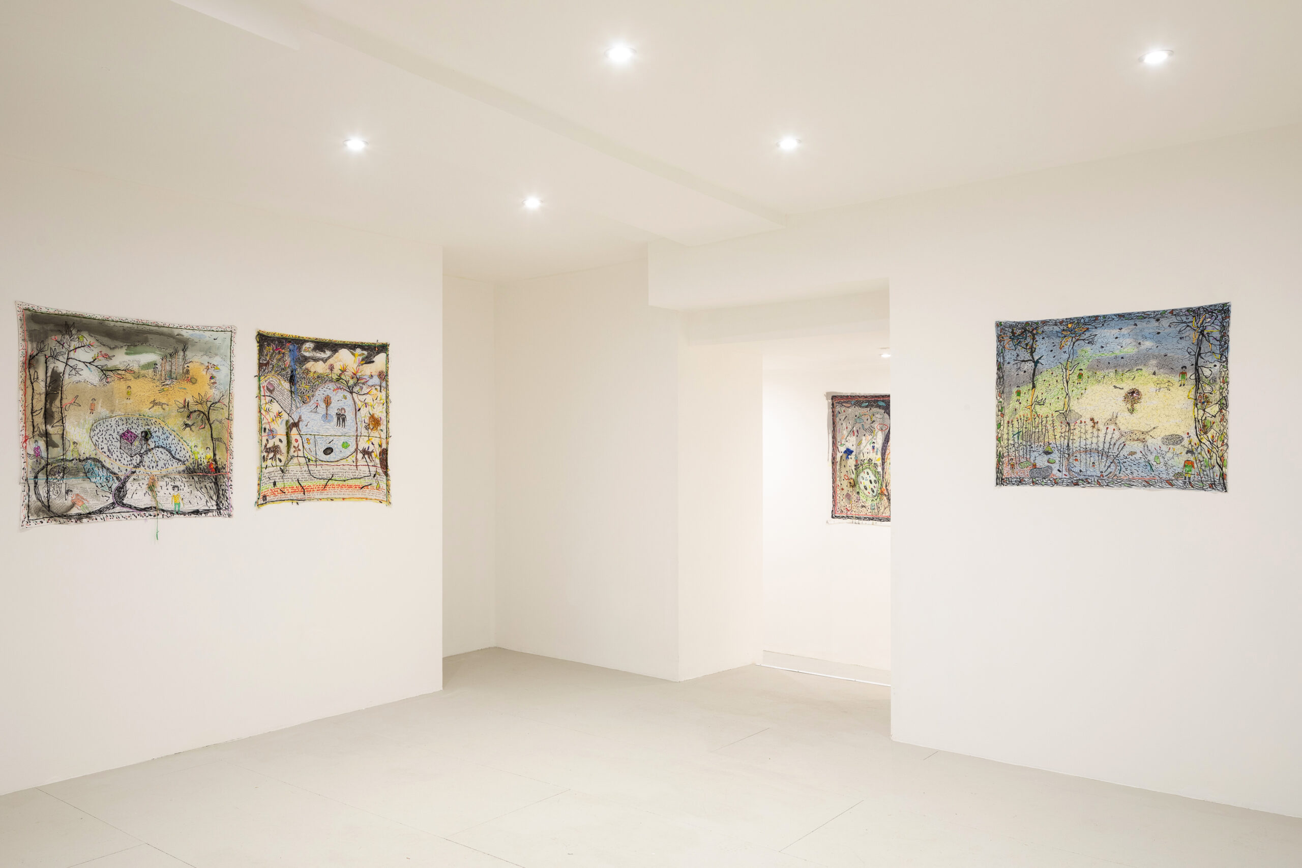 Exhibition view: Brian Dawn Chalkley Living on the edge of failure at LUNGLEY Gallery, London.